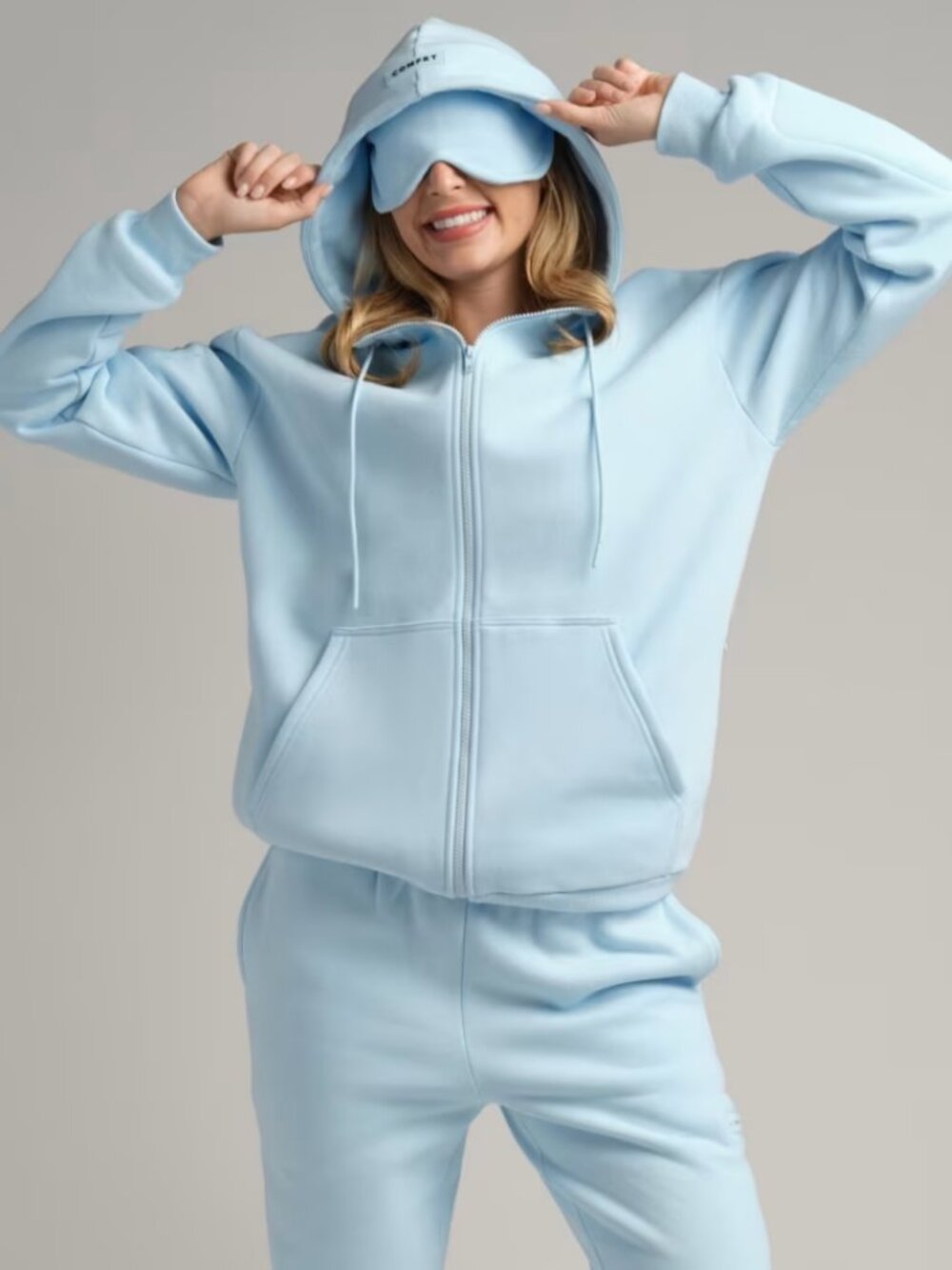 Comfrt Airplane Mode Travel Zip Hoodie